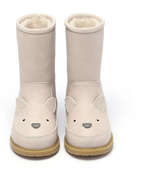 Donsje Wadudu Classic Leather Booties - Cat - Wool Lining Shoes
