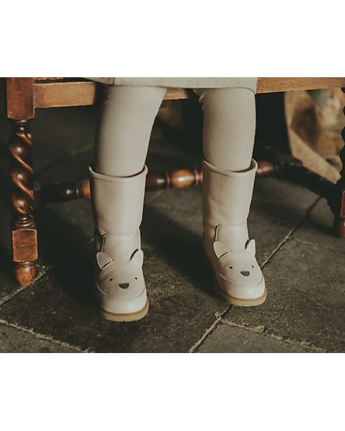 Donsje Wadudu Classic Leather Booties - Cat - Wool Lining Shoes