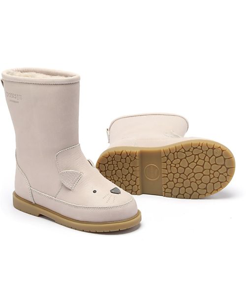 Donsje Wadudu Classic Leather Booties - Cat - Wool Lining Shoes