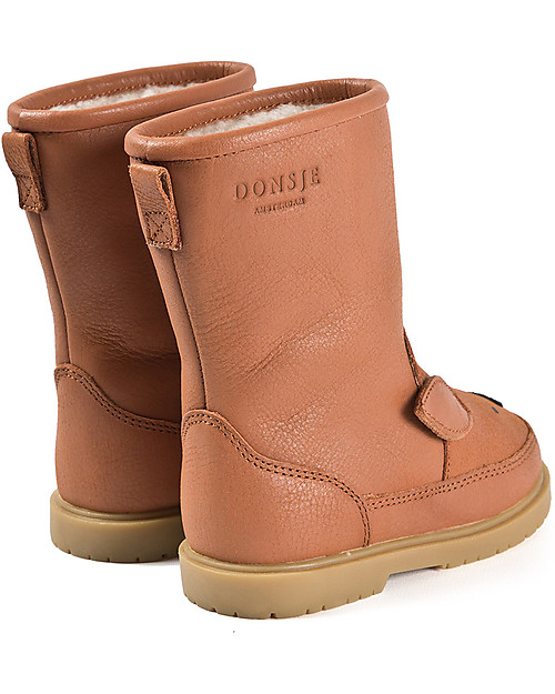 Donsje Wadudu Classic Leather Booties - Deer - Wool Lining Shoes