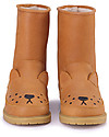 Donsje Wadudu Classic Leather Booties - Lion - Wool Lining Shoes