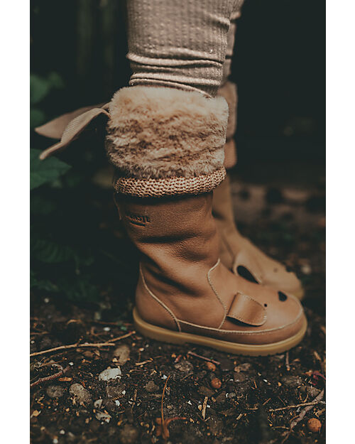 Donsje Wadudu Classic Leather Boots - Dog - Wool Lining Shoes