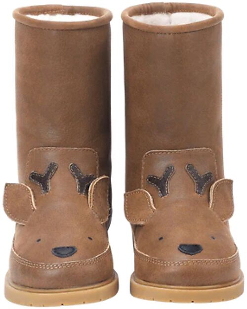 Donsje Wadudu Special Leather Boots - Stag - Wool Lining Shoes