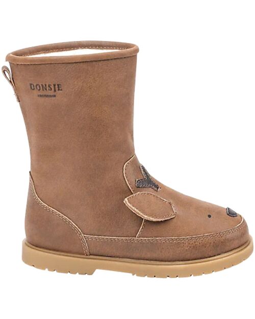 Donsje Wadudu Special Leather Boots - Stag - Wool Lining Shoes