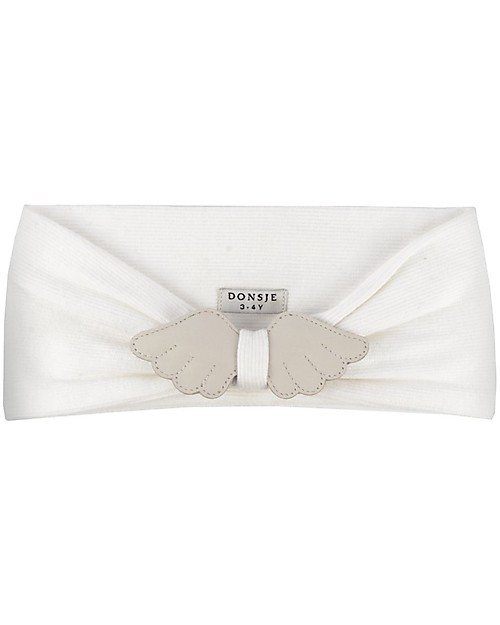 Donsje Wobi Headband - Off White with Wings Hair Accessories