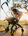 Doona Doona+ Car Seat 0+ with Wheels 2-in-1, Grey Hound - Also approved as a stroller! Car Seats Group 0+/1