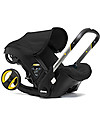 Doona Doona+ Car Seat o+ with Wheels 2-in-1, Nitro Black - Also approved as a stroller! Car Seats Group 0+/1