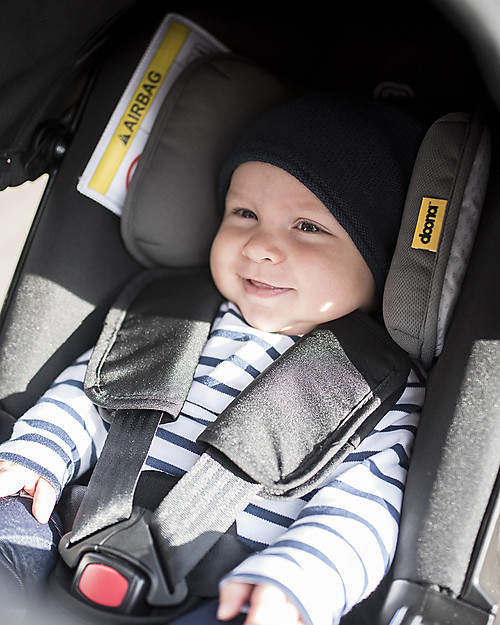 Doona Doona+ Car Seat o+ with Wheels 2-in-1, Nitro Black - Also approved as a stroller! Car Seats Group 0+/1