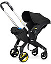 Doona Doona+ Car Seat with Wheels 2-in-1, Black - Also approved as a stroller! Car Seats Group 0+/1