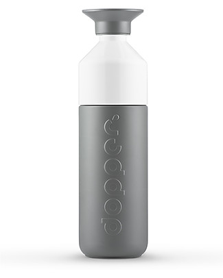 Dopper Dopper Insulated Bottle in Stainless Steel, Glacier Grey - 580 ml- BPA and phthalate free! Thermos Bottles