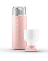 Dopper Dopper Insulated Bottle in Stainless Steel, Steamy Pink - 580 ml - BPA and phthalates free! Thermos Bottles