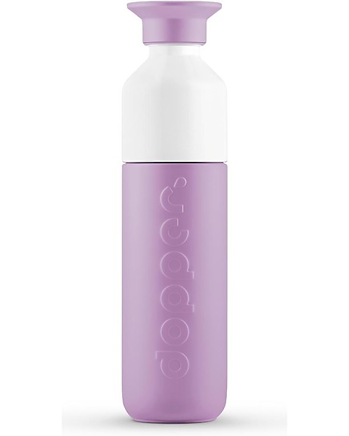 Dopper Dopper Insulated Bottle in Stainless Steel - Throwback Lilac - 350 ml - BPA and phthalates free Thermos Bottles