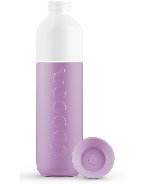 Dopper Dopper Insulated Bottle in Stainless Steel - Throwback Lilac - 350 ml - BPA and phthalates free Thermos Bottles