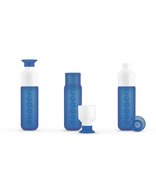Dopper Dopper Original Bottle, Pacific Blue - 450 ml - BPA and phthalates free! Non-Thermal Water Bottles