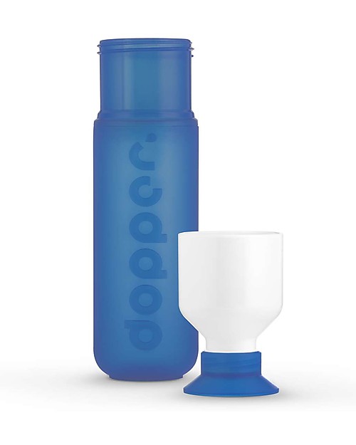 Dopper Dopper Original Bottle, Pacific Blue - 450 ml - BPA and phthalates free! Non-Thermal Water Bottles