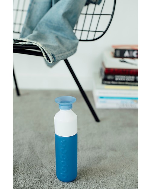 Dopper Dopper Original Bottle, Pacific Blue - 450 ml - BPA and phthalates free! Non-Thermal Water Bottles