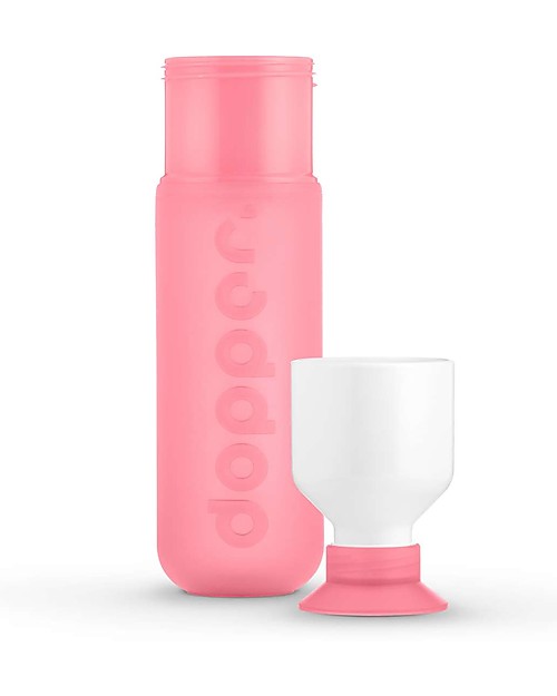 Dopper Dopper Original Bottle, Pink - 450 ml - BPA and phthalates free! Non-Thermal Water Bottles