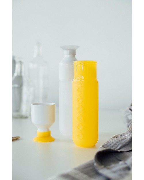 Dopper Dopper Original Bottle, Sunshine Splash - 450 ml - BPA and phthalates free! Non-Thermal Water Bottles