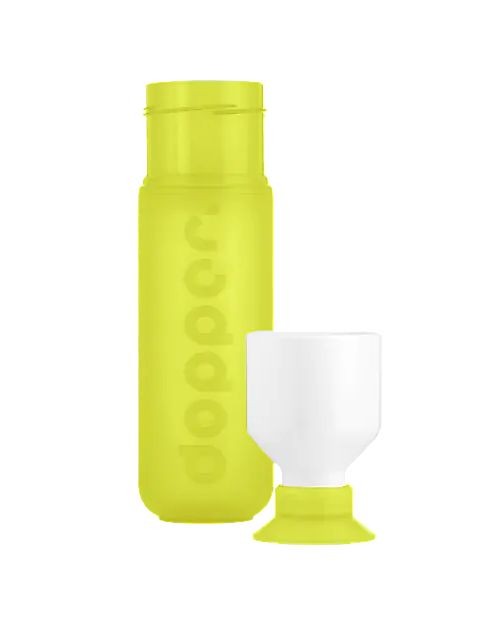 Dopper Dopper Original Water Bottle - Seahorse Lime - 450 ml - BPA and phthalate free! Non-Thermal Water Bottles