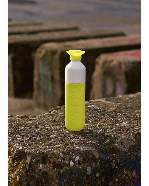 Dopper Dopper Original Water Bottle - Seahorse Lime - 450 ml - BPA and phthalate free! Non-Thermal Water Bottles