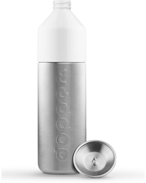 Dopper Dopper Stainless Steel Water Bottle - 1.1 L - Steel Collection - BPA and Phthalate Free! Non-Thermal Water Bottles