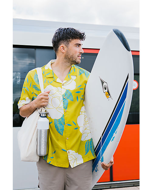 Dopper Dopper Stainless Steel Water Bottle - 1.1 L - Steel Collection - BPA and Phthalate Free! Non-Thermal Water Bottles