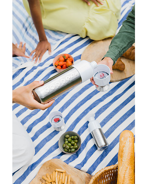 Dopper Dopper Stainless Steel Water Bottle - 1.1 L - Steel Collection - BPA and Phthalate Free! Non-Thermal Water Bottles