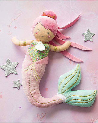 Doudou et Compagnie Ariel the Little Mermeid - Pink - 30 cm Dolls