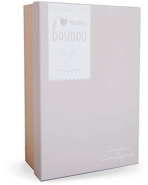 Doudou et Compagnie Chic Rabbit Stuffed Animal - 30 cm Soft Toys