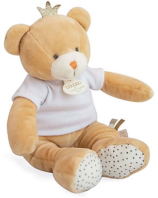 Doudou et Compagnie King Bear Stuffed Animal - 25 cm Soft Toys