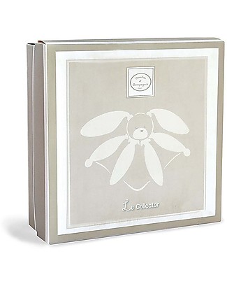 Doudou et Compagnie OUTLET Doudou Baby Comforter - Taupe Rabbit - 28 cm - Showroom Sample Doudou & Comforters
