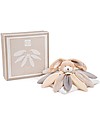Doudou et Compagnie OUTLET Doudou Baby Comforter - Taupe Rabbit - 28 cm - Showroom Sample Doudou & Comforters