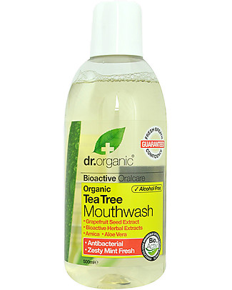 Dr.Organic Tea Tree Mouthwash - 500 ml Detergents