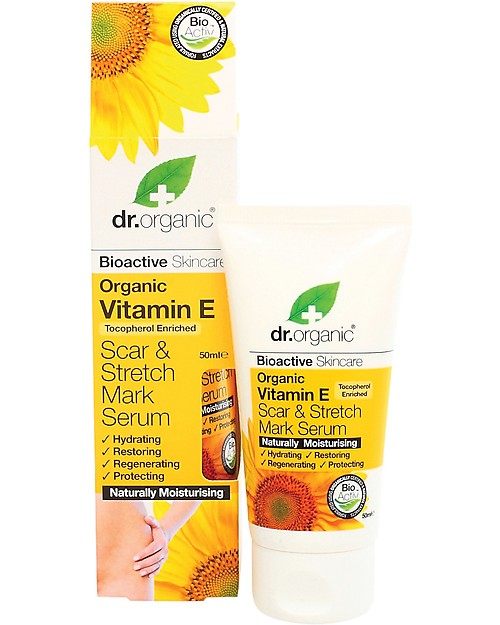 Vitamin E Scar & Stretch Mark Serum, 50 ml Nourish and
