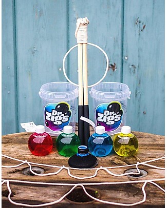 Dr Zigs Sensory Kit, 3 Mixes and Interchangeable Ropes with Wands - Multi-Sensory Experience! Outdoor Games and Toys_