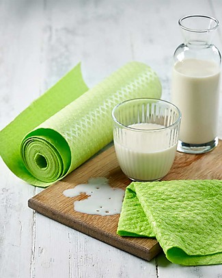EcoLiving Compostable Sponge Kitchen Roll - Green Home Cleaning
