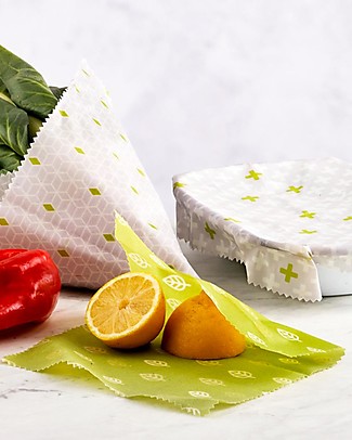 EcoLiving Vegan Food Wraps - A set of 3 Home Cleaning