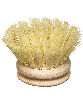 EcoLiving Wooden Dish Head for ecoLiving Brush - Biodegradable and Vegan! Home Cleaning