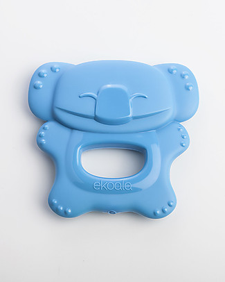 eKoala eKolly - Blue Teether - Natural Bioplastic, 100% Biodegradable, Made in Italy Dummies & Soothers