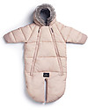 Elodie Details Baby Overall with Hood, Powder Pink - Lined with Double Zip Opening Coats