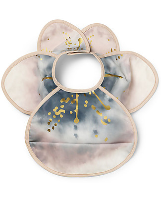Elodie Details Waterproof Bib with Pocket, Embedding Bloom - Velcro closing Waterproof Bibs