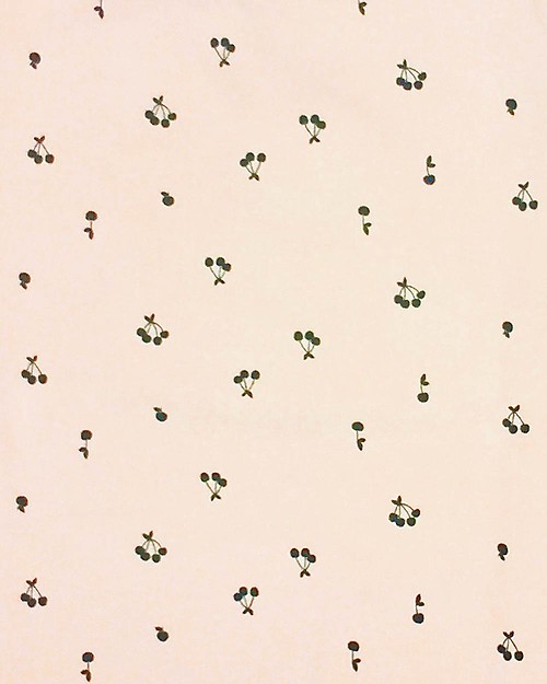 Emile et Ida Girl’s Sweater, Off White + Cherry - 100% cotton Sweatshirts