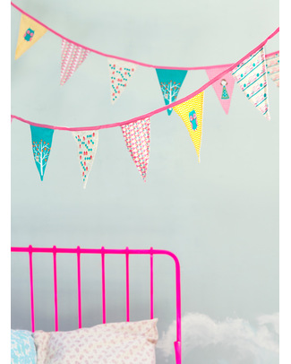 Engel Bibi Mini Bunting + matching bag - 100% Cotton (3.5 meters long) Bunting