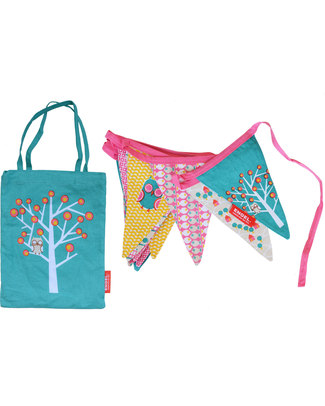 Engel Bibi Mini Bunting + matching bag - 100% Cotton (3.5 meters long) Bunting