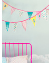 Engel Bibi Mini Bunting + matching bag - 100% Cotton (3.5 meters long) Wall Decorations