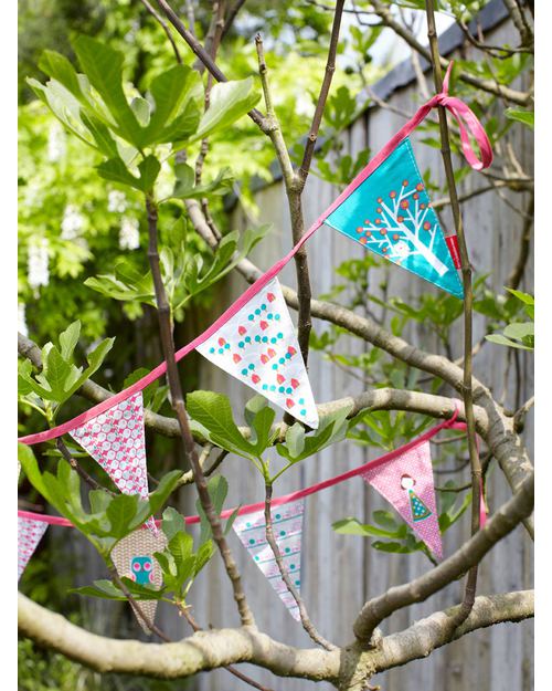Engel Bibi Mini Bunting + matching bag - 100% Cotton (3.5 meters long) Wall Decorations