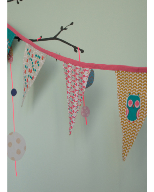 Engel Bibi Mini Bunting + matching bag - 100% Cotton (3.5 meters long) Wall Decorations
