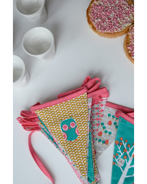 Engel Bibi Mini Bunting + matching bag - 100% Cotton (3.5 meters long) Wall Decorations