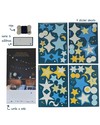 Engel Everlasting Stars Garland Blue - Glow In The Dark Wall Decorations