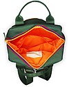 Engel Large Retro-Style Backpack, Zipper Green 26 x 11 x 35 cm - Eco-Friendly! Backpack